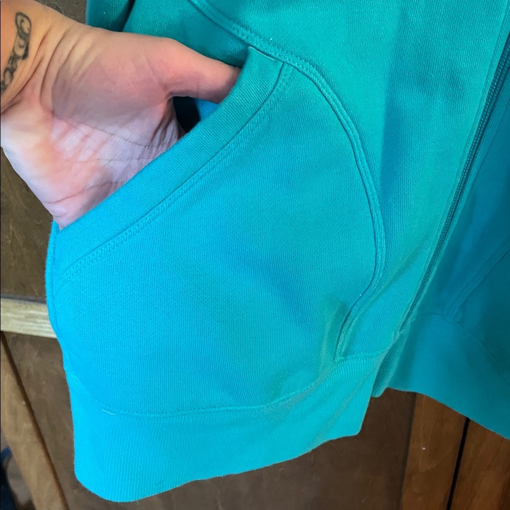 Tuff Athletics Green Zip-Up Hoodie - Picture 5 of 7